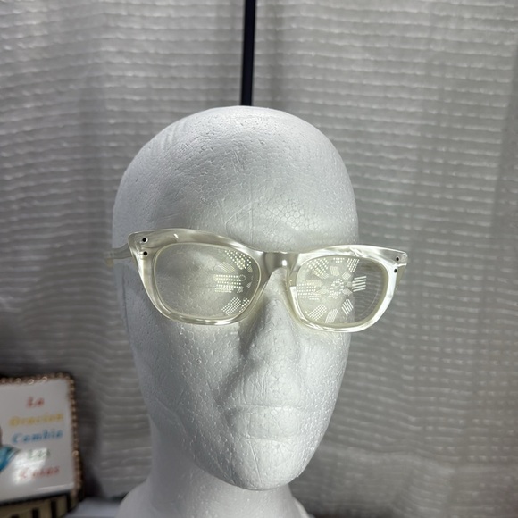 (Z6) FRAME FRANCE, vintage pearly white glasses for girls - Picture 6 of 12